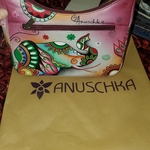 Brand new Anushka Hand Painted purse with dust bag  is being swapped online for free