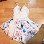 NWT Floral Crocheted Romper Sz 6 is being swapped online for free