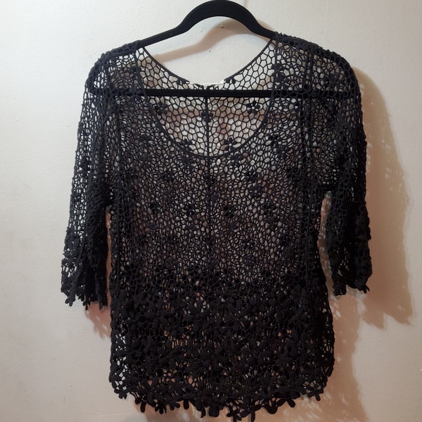 Crochet Lace Top Size S/M is being swapped online for free