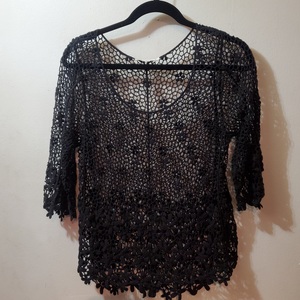 Crochet Lace Top Size S/M is being swapped online for free