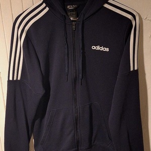 Adidas Navy blue zip up hoodie is being swapped online for free