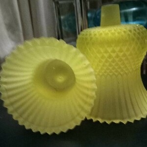 Farvoy 1960 Uranium Frosted Glass Votive Set  is being swapped online for free