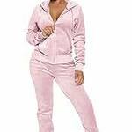 Juicy Immitation velvet pink tracksuit jacket is being swapped online for free