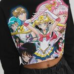 Sailor Moon Printed Cropped Sweater is being swapped online for free