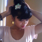 Kate is swapping clothes online from Carson, 