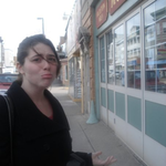 Katie  B is swapping clothes online from 