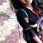 simran is swapping clothes online from 