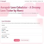 Aurapair Love Calculator is swapping clothes online from 