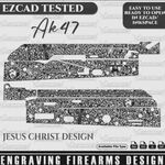 Jesus Cross Scroll Design (SVG, DXF, AI) is swapping clothes online from 